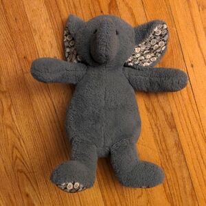 excellent condition forget me not Gray Plush Elephant Toy
